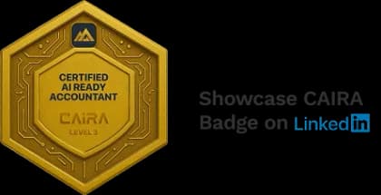 Showcase CAIRA Badge on LinkedIn
