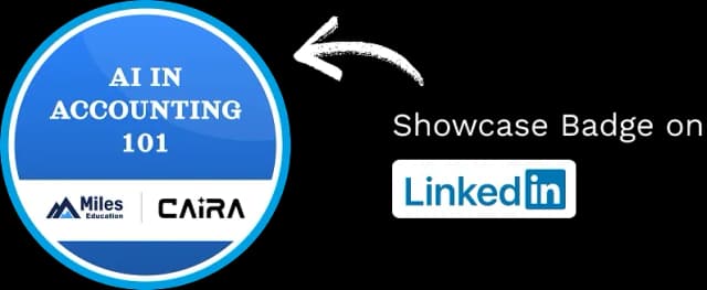 AI in Accounting 101 – Showcase Badge on LinkedIn