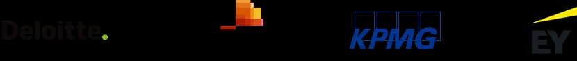 Deloitte, PwC, KPMG, EY