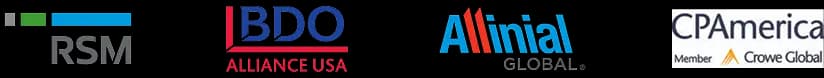 RSM, BDO Alliance USA, Allinial Global, CPAmerica