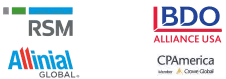 RSM, BDO Alliance USA, Allinial Global, CPAmerica (mobile)