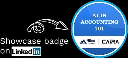 AI in Accounting 101 Badge - Showcase on LinkedIn