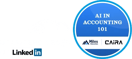 AI in Accounting 101 Badge - Showcase on LinkedIn