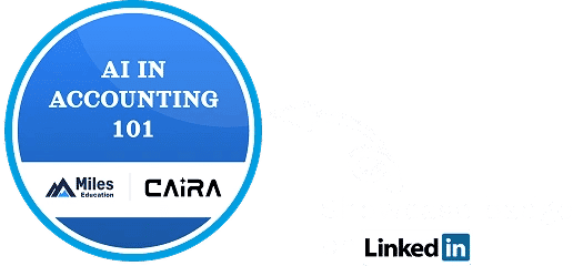 AI in Accounting 101 Badge - Showcase on LinkedIn