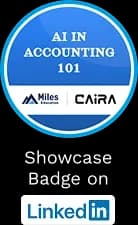 AI in Accounting 101 — Miles CAIRA